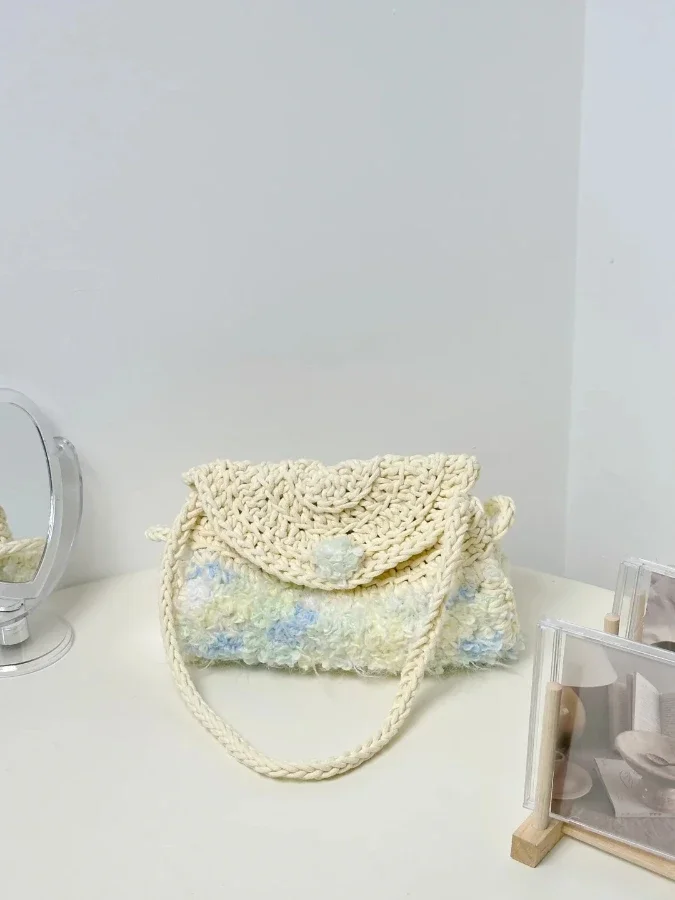 人鱼泡泡袋钩针图案